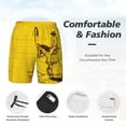 thumbnail image 6 of Picia Western Desert Cowboy 1 pattern Mens Swim Trunks with Compression Liner Stretch Beach Shorts Quick Dry with Zipper Pockets No-Chafing Board Shorts-Small, 6 of 9