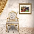 thumbnail image 3 of Gauguin, Paul 24x19 Gold Ornate Wood Framed with Double Matting Museum Art Print Titled - Breton Landscape 1888, 3 of 4