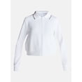 thumbnail image 7 of Avia Women's and Women's Plus Zip Front Pique Knit Jacket, Sizes XS-4X, 7 of 7