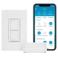 thumbnail image 1 of Lutron Caseta Smart Switch Kit with Remote-3-Way Voice, Wireless Pico Remote, Wall Switch with Geofencing - White, 1 of 2