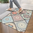 thumbnail image 3 of Bohemian Beige Geometric Diamond Pattern Design (4) Door Mat 30 X 17 Inch Welcome Doormat Indoor Outdoor Entrance Floor Mat Non Slip Spring Summer Decor Rubber Mats, 3 of 6