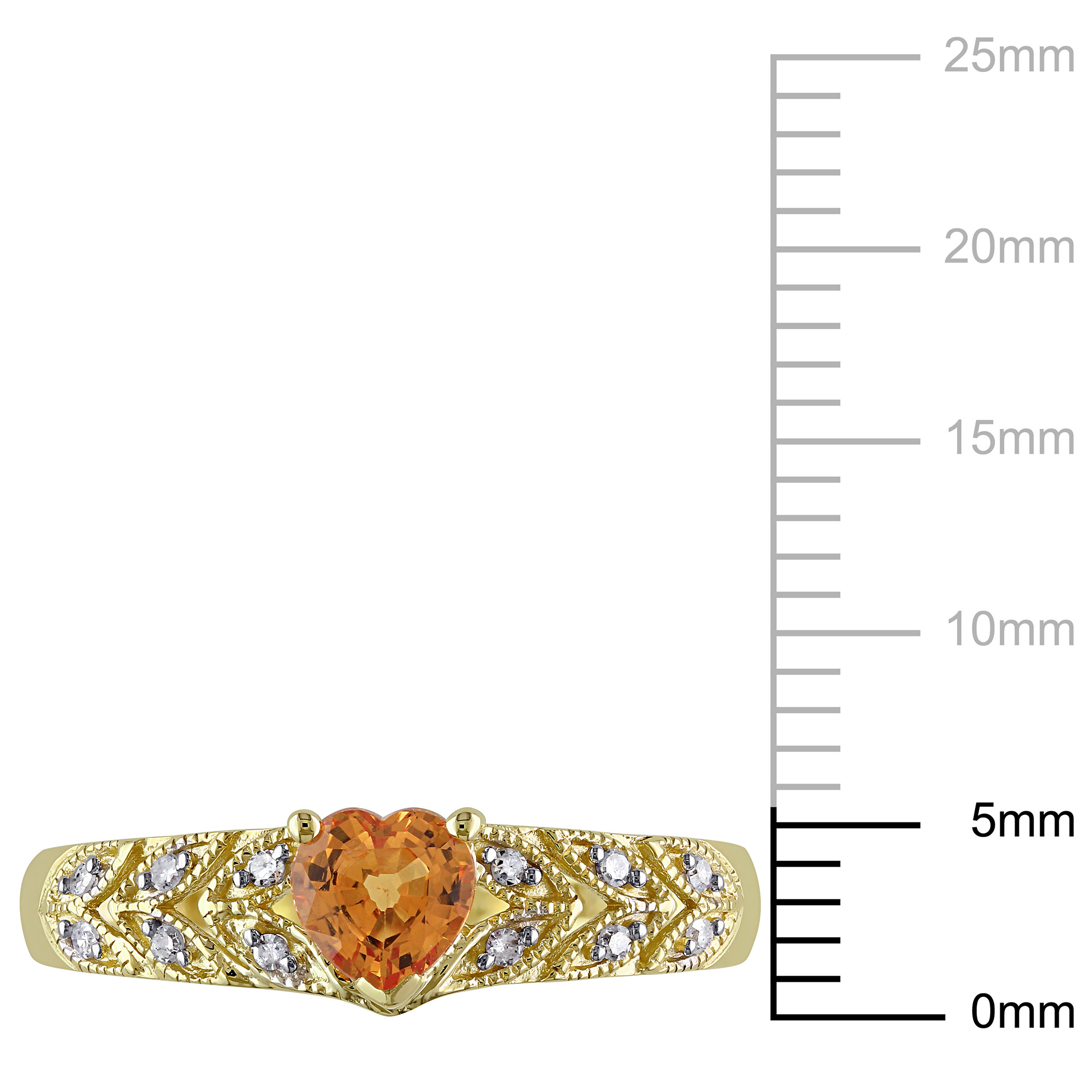Everly Women's Sapphire 10k Yellow Gold Ring