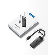 Lemorele 5 in 1 USB C Hub, 4 x USB Type-A 3.2 Gen 2 10Gbps,USB C Adapter Plug and Play for Mac, Dell,Window,20CM Cable