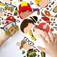 thumbnail image 2 of Grobro7 Diy Fire Fighter Face Stickers, 36Sheets DIY Craft Stickers, 2 of 7