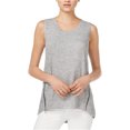 thumbnail image 1 of Rachel Roy Womens Space Dye Knit Blouse, Grey, X-Large, 1 of 1