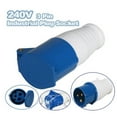 thumbnail image 3 of 240V 16A 3 PIN Blue Industrial Plug Outdoor SOCKETS APPLIANCE Camping Caravan, 3 of 7
