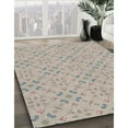 thumbnail image 3 of Ahgly Company Machine Washable Indoor Rectangle Transitional Desert Sand Beige Area Rugs, 5' x 7', 3 of 7
