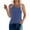 Blue, variant on Women's Ribbed Knit Camisole - Seamless Sleeveless Shell Top, Stretchy Basic for Layering (M-XXL, 12 Colors) | Yubnlvae | Women's Ribbed Sleeveless Round Neck Solid Color (Black | L)