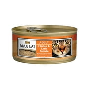 Nutro Max Cat Adult Chicken And Lamb Formula Canned Cat Food 5.5 Ounces (Pack Of 24)