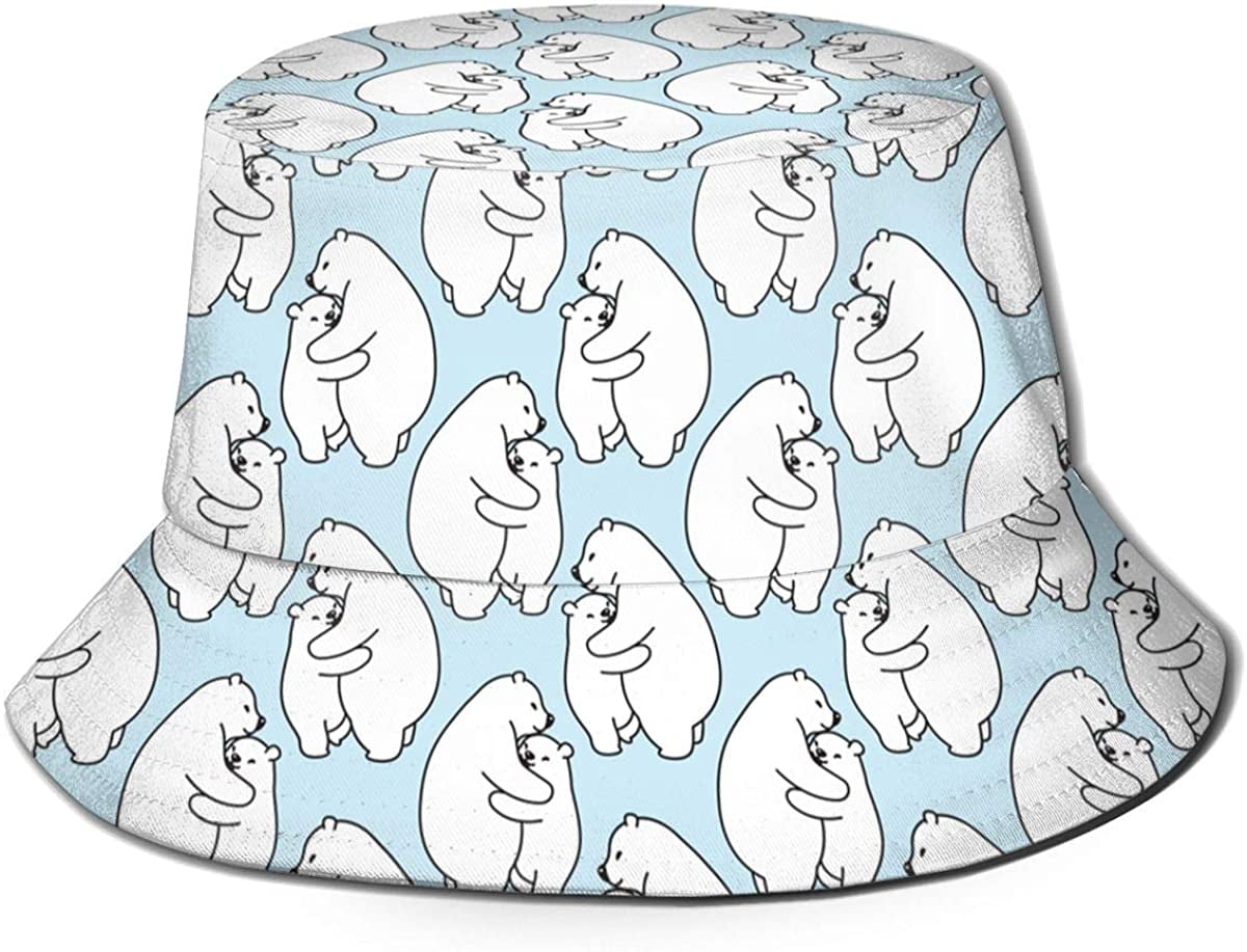 Cute Polar Bear Unisex Bucket Hat 