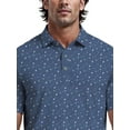 thumbnail image 4 of Ben Hogan Men's and Big Men’s Tossed Golf Cart Print Short Sleeve Golf Polo Shirt, up to Size 5XL, 4 of 7