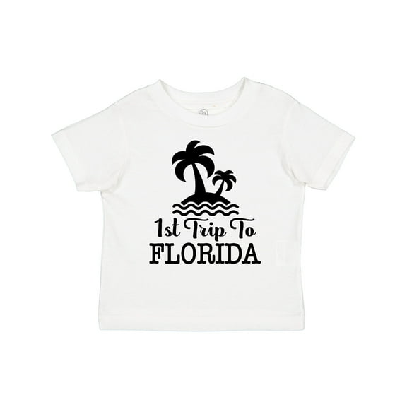 Inktastic First Trip to Florida Vacation Boys or Girls Toddler T-Shirt