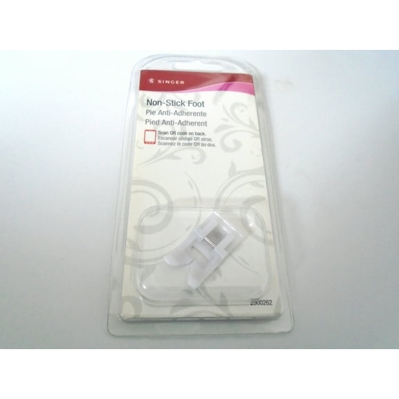 Singer Teflon Non-Stick Leather Vinyl 7mm Zig Zag Presser Foot For All Low Shank Brother Singer Babylock Janome (New Home),Kenmore White Juki Simplicity Elna Sewing Machines