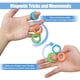 thumbnail image 4 of anillos magnéticos para dedos, juguetes magnéticos para dedos, anillos magnéticos de descompresión, juegos magnéticos, juguetes mágicos, pulseras magnéticas duraderas (tricolores), 4 of 5