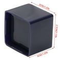 thumbnail image 3 of TOPINCN Portable Billiard Pool Cue Chalk Holder Protective Cover High-end Accessory, Billiard Chalk Holder, Billiards Accessory, 3 of 8