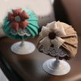 thumbnail image 4 of EIMELI Baby Hat Elastic Fine Workmanship Cotton Flower Adjustable Infant Baby Beanie Photography Prop, 4 of 10