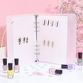 thumbnail image 4 of Press-on Nail Organiser, Removable Wall Chart for Fake Nails, with 4 Flipcharts, 2 Cords, 2 Plastic Flipchart Refills, for Storing Nail Art, Displaying Nail Art, Nails Not Included, 4 of 5