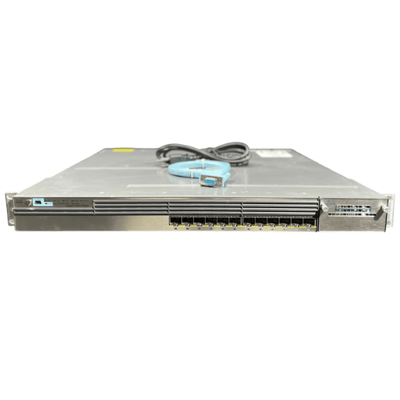 Restored Cisco WS-C3750X-12S-S 12 Port SFP Gigabit IP Base Switch (Refurbished)