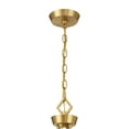 thumbnail image 7 of Rivage 4-Light Pendant in Warm Brass, 7 of 7
