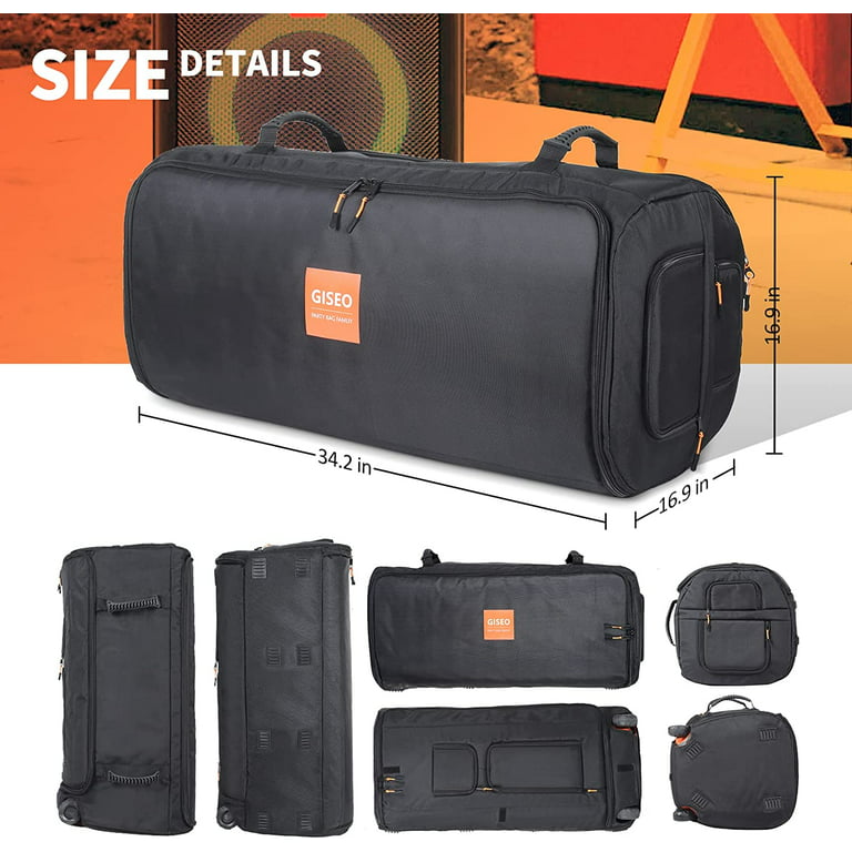 Speaker Bag Rugged Speaker Bag Carry Case Compatible with JBL Party Box  Series, Portable Speaker Carry Tote Bag Backpack (for JBL Partybox 710 Bag)  