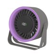 thumbnail image 4 of Ventilador de escritorio Ventilador personal Silencioso Ventilador de aire recargable por USB Ventilador compacto portátil Gris, 4 of 9