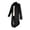 Black, variant on Men's Victorian Tailcoat Jacquard Steampunk Renaissance Frock Coat Halloween Cosplay Costume
