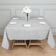 thumbnail image 3 of 60x60in(152x152cm) Square Tablecloth, Waterproof Polyester Table Cover, Wrinkle Resistant & Washable Fabric for Dining, Kitchen, Picnic, Denim Jean Print, 3 of 6