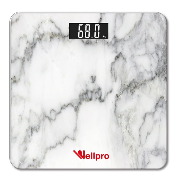 Bascula Digital de Vidrio Marmol Wellpro WP108