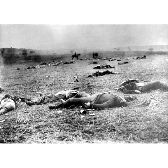 Gettysburg-Scene Near The Rose Farm Or Devil'S Den On The Gettysburg Battlefield History (24 x 18)