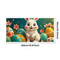 thumbnail image 3 of Adorable Bunny Themed Easter Background Banner Party Decorations for Easter Egg Hunts Family Gatherings Photo Shoots Spring Celebrations, 3 of 8