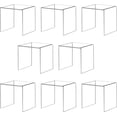thumbnail image 1 of ihomecooker 8 Pack Clear Acrylic Riser Square Display Stand For Cupcakes, Arts and Crafts (4X4X4 INCH), 1 of 6