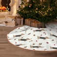 thumbnail image 5 of Sikiie Dachshund Dog Nativity Christmas Tree Skirt, Jesus Christian Winter Holiday Tree Mat Decoration(30-48IN)48", 5 of 6