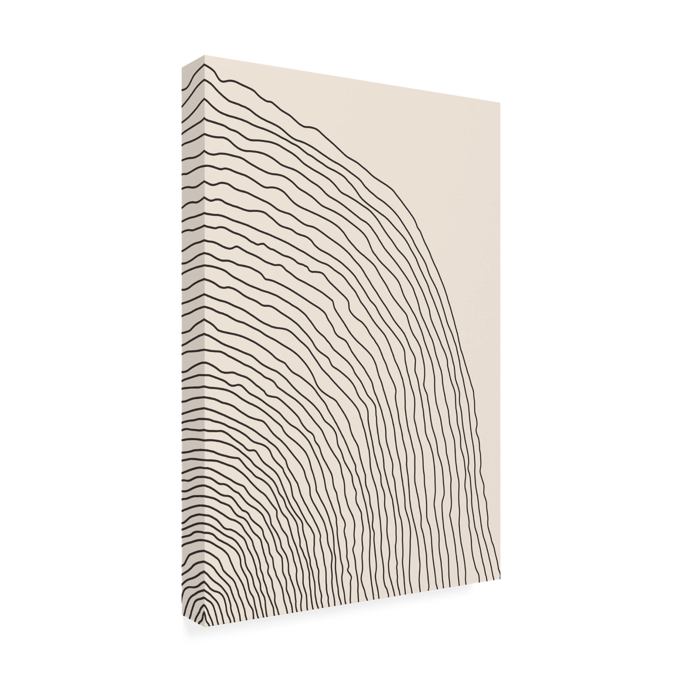 Trademark Fine Art jay stanley  Boho Lines Series 7 Canvas Wall Art
