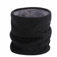 thumbnail image 2 of AWZXDE Women Men Winter Warm Neck Warmer Thicken Soft Wrap Scarf Black, 2 of 3