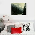 thumbnail image 4 of JRXY  Framed Canvas Wall Art Print West Coast Wandering Mountains Sylvie Black Frame - Medium from WI, USA 20x16in, 4 of 4