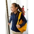 thumbnail image 5 of French Toast Girls School Uniform Long Sleeve Picot Collar Interlock Polo Shirt, Sizes 4-20 & Plus, 5 of 6