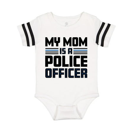 

Inktastic My Mom is a Police Officer Gift Baby Boy or Baby Girl Bodysuit