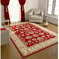thumbnail image 6 of New Red Area Rugs 8x10 Living Room Rugs Floor Oriental Carpet Traditional Rugs, 6 of 7