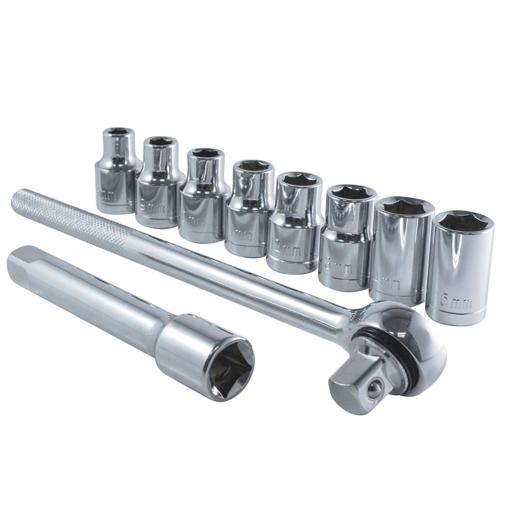 Best Value H420503 Ratchet  1/2 in. Drive Metric 6 Point 10-Piece Set
