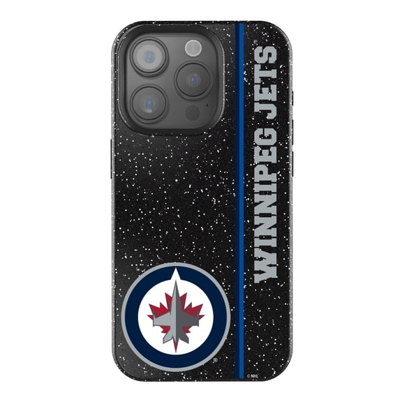 Keyscaper Black Winnipeg Jets Sidebar Bling iPhone Case