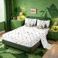 thumbnail image 3 of meiyoeat Happy Camping Letter Print 7-Piece Twin Bedding For Boys,Travel Adventure Camper Bedding Comforter Set,Polkadot Reversible, 3 of 7