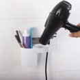 thumbnail image 2 of Organizador de soporte para secador de pelo de baño, soporte de pared para almacenamiento de soplador de pelo, 2 of 6