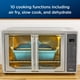 thumbnail image 5 of Oster Air Fryer Oven, 10-in-1 Countertop Toaster, Large Enough for 2 Pizzas, Stainless Steel French Doors, XL Sized, 5 of 5
