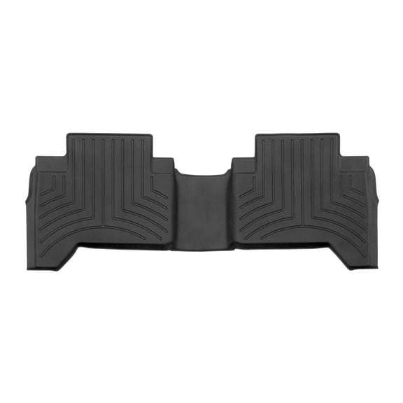 WeatherTech FloorLiner HP Custom Fit Floor Mats compatible with 2016-2017 Toyota Tacoma - 2nd Row, Black