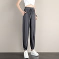 thumbnail image 5 of Fall Fashion Must Haves Trousers Casual Gray XXXLWinter Clothing For Women, 5 of 5
