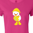 thumbnail image 4 of Inktastic Cute Duck, Baby Duck, Duck in Raincoat, Rain Women's T-Shirt, 4 of 5