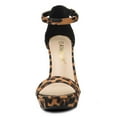 thumbnail image 3 of BLISSFUL STEP Women's Open Toe Platform Ankle Strap Chunky Heel Sandals, 3 of 7