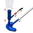 thumbnail image 3 of Yeacher Pool vacuum head half-moon vacuum head with bottom brush, pool vacuum head with filter, 3 of 8