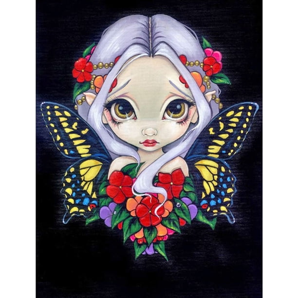 Diamond Painting (DB0606) 5D DIY Girl Square Kit Rhinestone 45x60cm FLhrweasw Nuevo