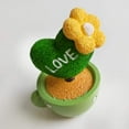 thumbnail image 4 of 4 Uds. De adornos de Cactus para coche, juguete con cabeza móvil de primavera, flor en maceta, planta, accesorios para salpicadero de coche TUNC Sencillez, 4 of 5